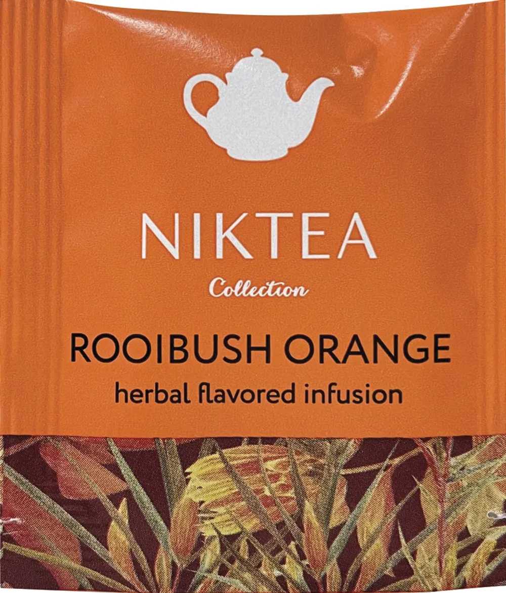 Niktea Rooibush Orange / Ройбуш Оранж, чай травяной в пакетиках, 25 шт.