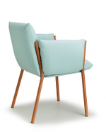 Кресло металлическое c подушками Scab Design Brezza, терракотовый, бирюзовый