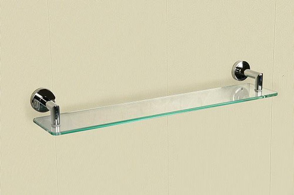 Полка для ванной 500 мм стекло/замак LINE 16515.B глянцевый