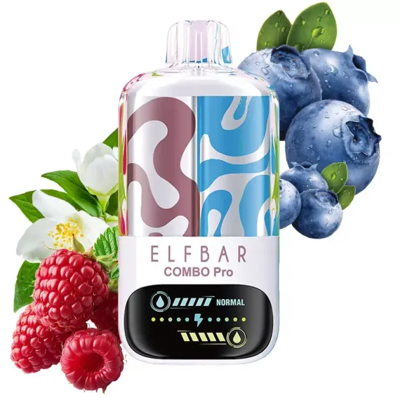 ELFBAR Combo Pro 30000 – Jasmine Raspberry / Blueberry Ice (5% nic)