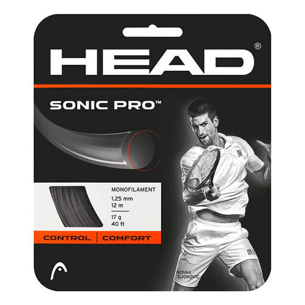 Струны теннисные HEAD Sonic Pro String Set 12m - Black