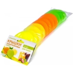 Крышка для банок (набор 12 шт) колор /полиэтилен