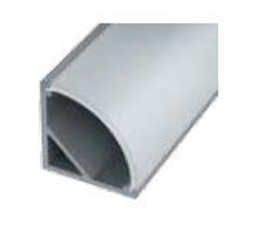 ST017.129.03 Угловой профиль с рассеивателем ST-Luce Алюминий анодированный