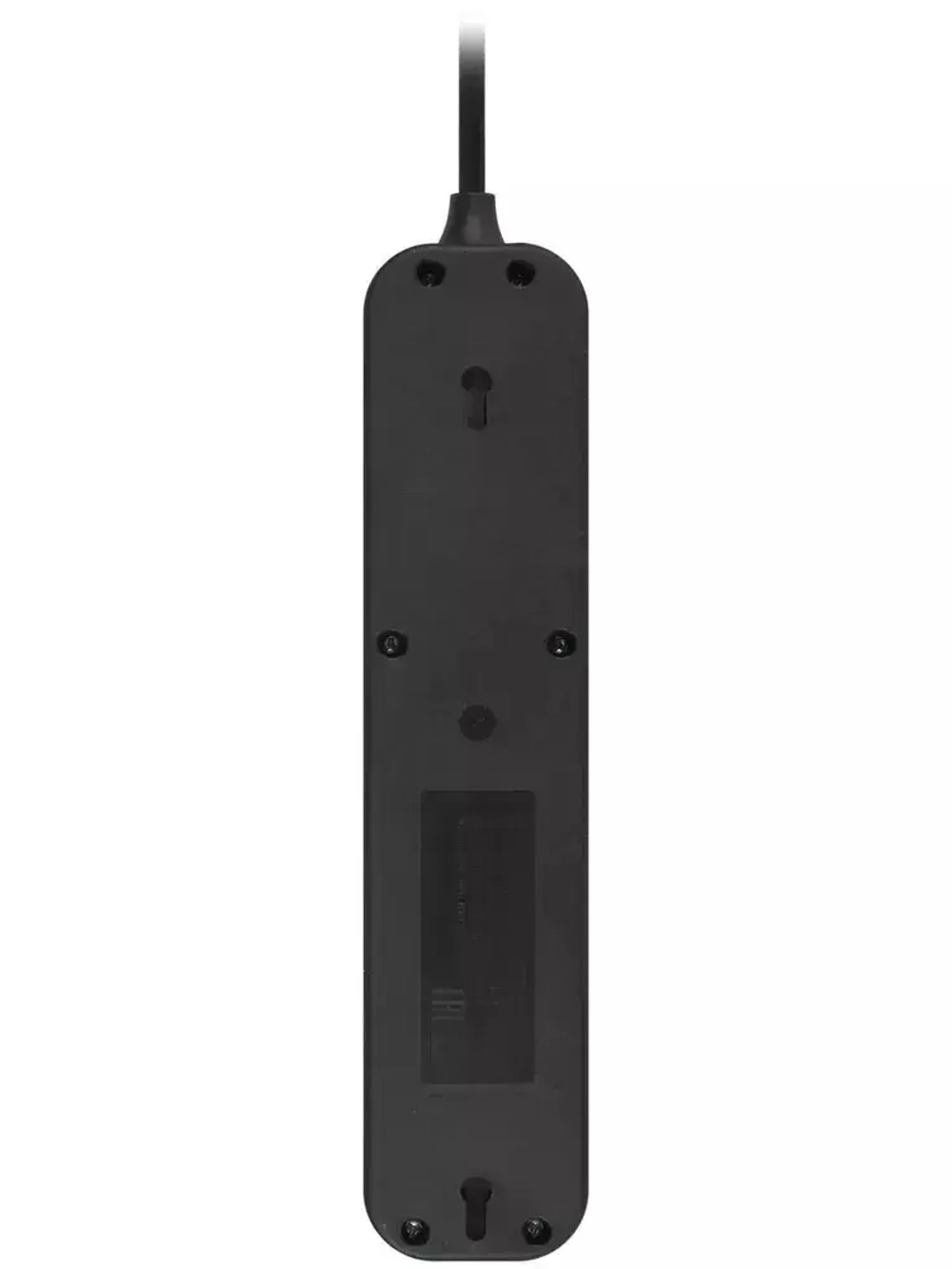 Сетевой фильтр Intro SFE430-B с базовой защитой с заземлением с выключателем 4 розетки 3м 10А черный / удлинитель сетевой 3м