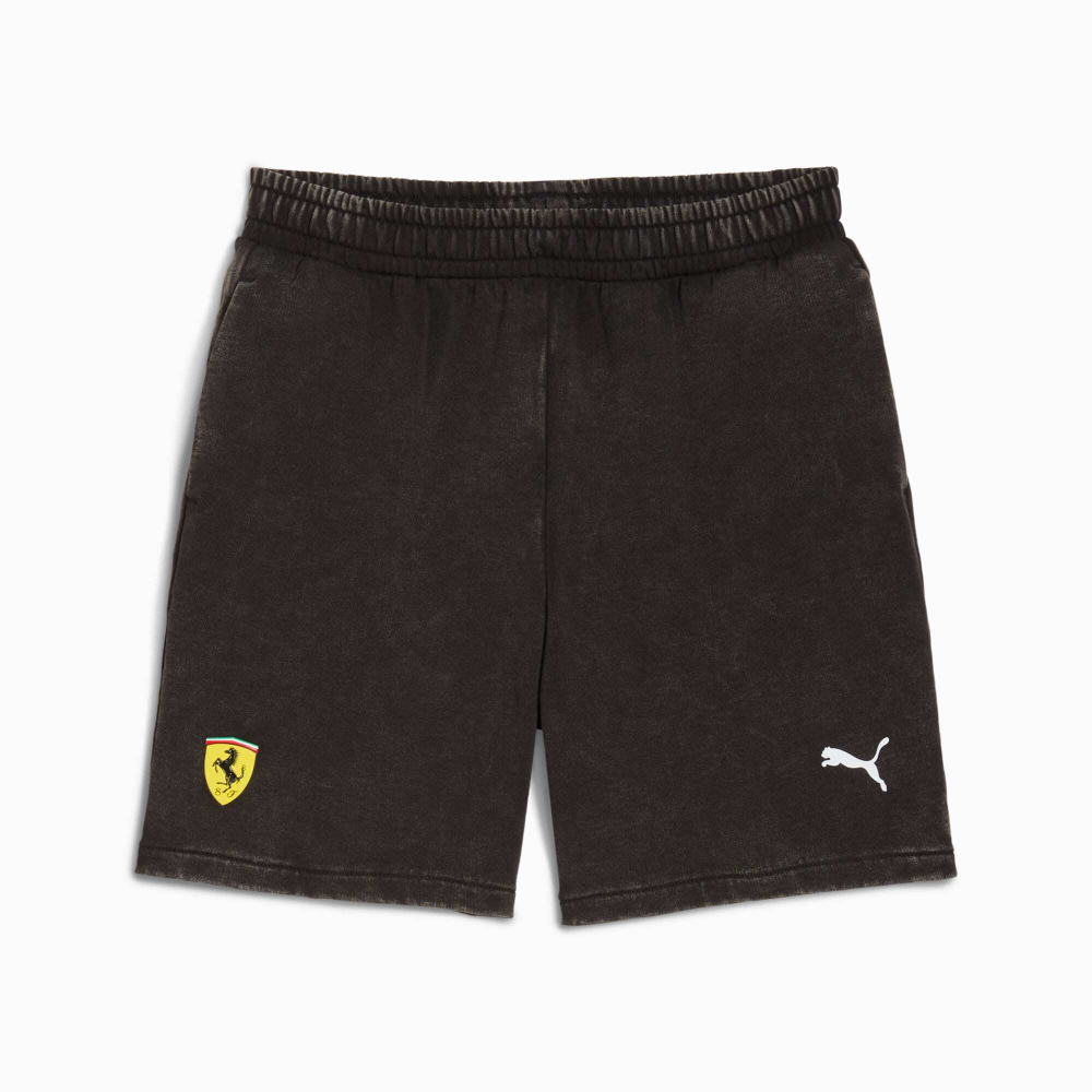 PUMA X SCUDERIA FERRARI СПОРТИВНЫЕ ШОРТЫ SPORTSWEAR, ЧЕРНЫЙ