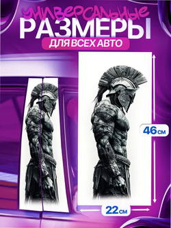 Наклейки на стойки дверей авто