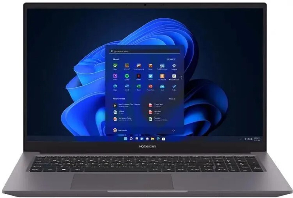 Ноутбук  Maibenben P725 17.3 ", Core i5, 16 Гб RAM, 512 Гб SSD, UHD Graphics, Серый