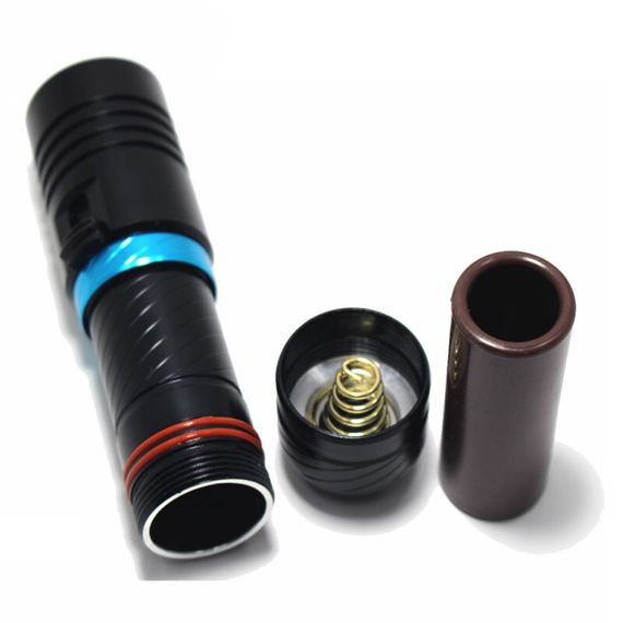 Фонарь подводный универсальный N01 CREE XM-L L2 2000 lm теплый свет черный