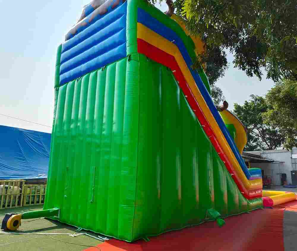 Водная горка с бассейном «Морская волна», 15×5×8 м