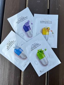 LEBELAGE Тканевая маска с экстрактом центеллы азиатской DR.CAPSULE CICA MASK PACK (25 гр.)