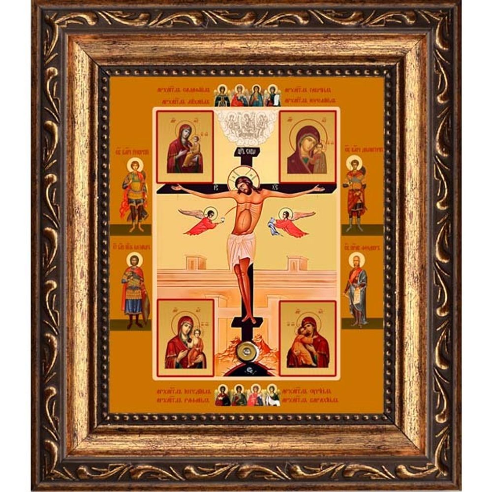 Победительная икона с мощевиком