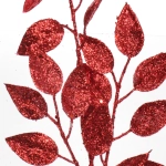 Ветка декоративная «Волшебные листья» 50 см, Красный
