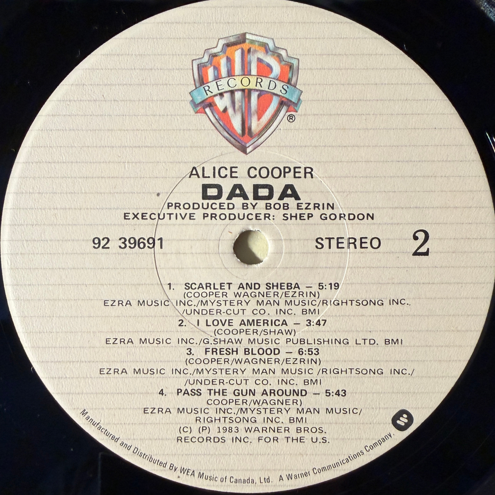 Alice Cooper – DaDa (Канада 1983г.) Т