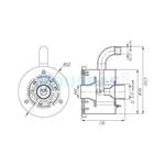 ФГ.12 Форсунка гидромассажная 12-17 м3/ч G 1,5" (наружн.)