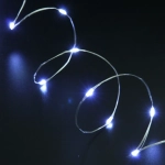 Гирлянда для дома НИТЬ «Роса» 40 м 400 ламп LED, 8 реж,IP-20, Белый