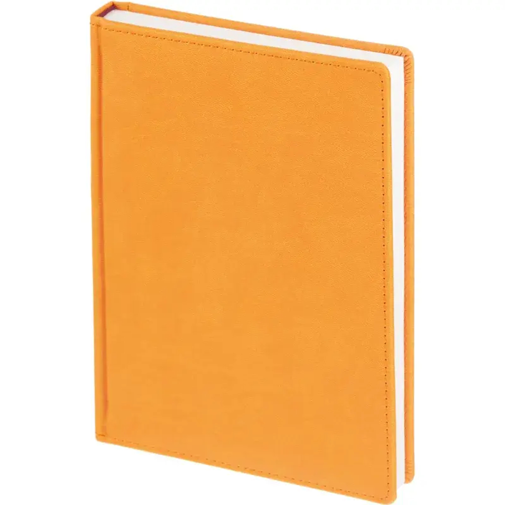 Ежедневник недатированный А5+, 136л, VELVET оранжевый  3-115/06