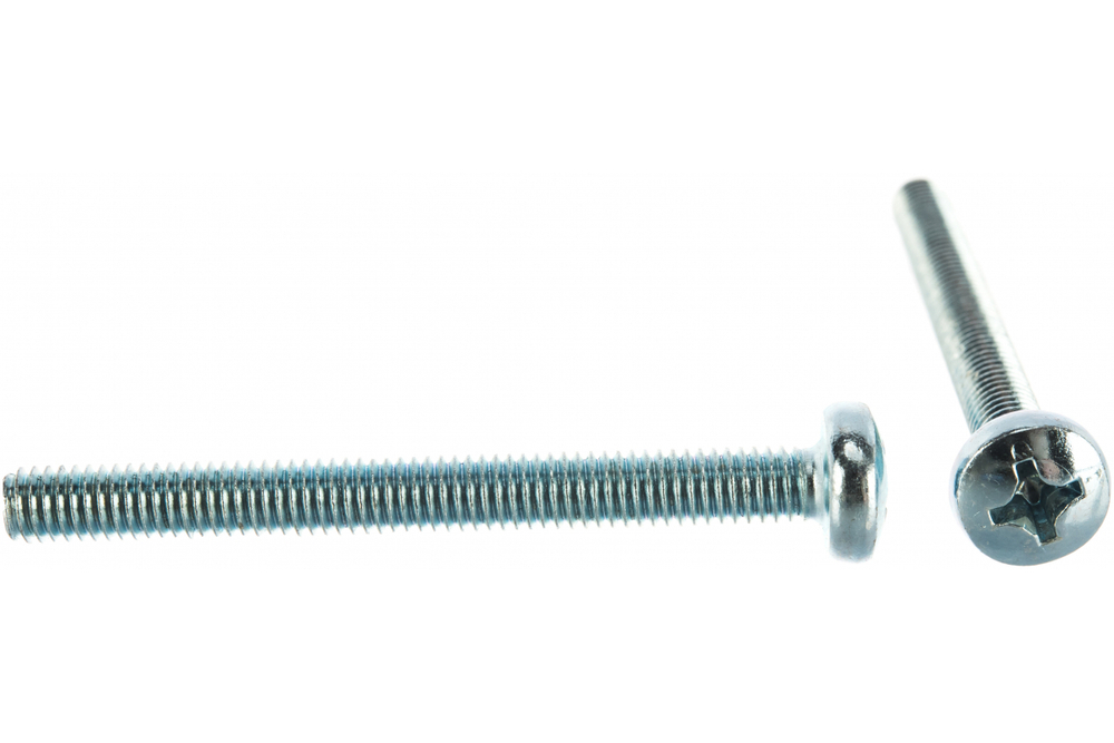 ВИНТ СТРОЙБАТ С ПОЛУКР/ГОЛОВОЙ ОЦИНК DIN 7985 М 6Х80 3ШТ