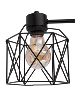 Люстра потолочная E27*60W Black лофт