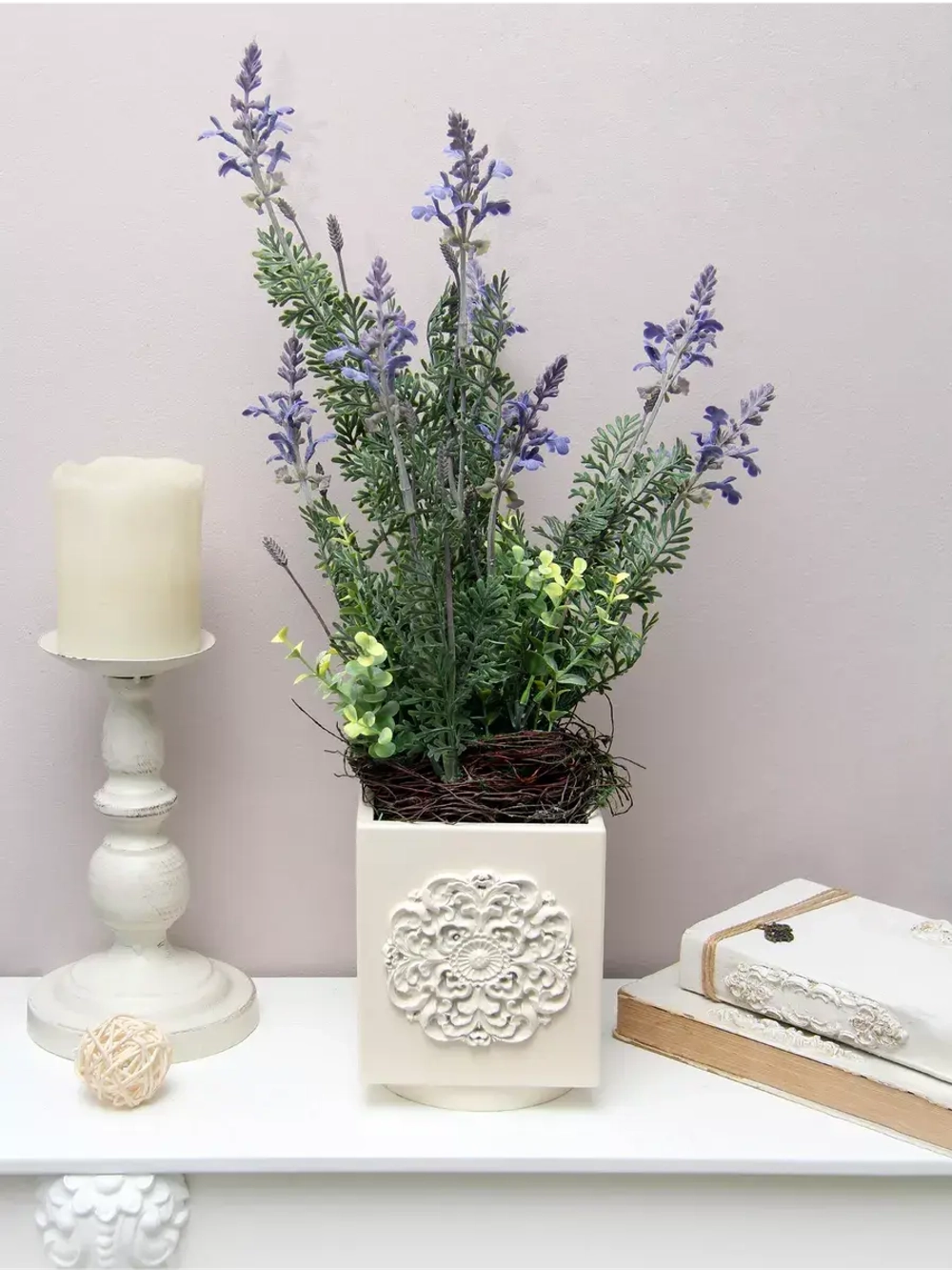 Искусственные цветы для декора в кашпо