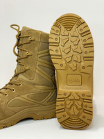 Тактические ботинки NovaTex Warrior 7.62 бежевые, замша и CORDURA®