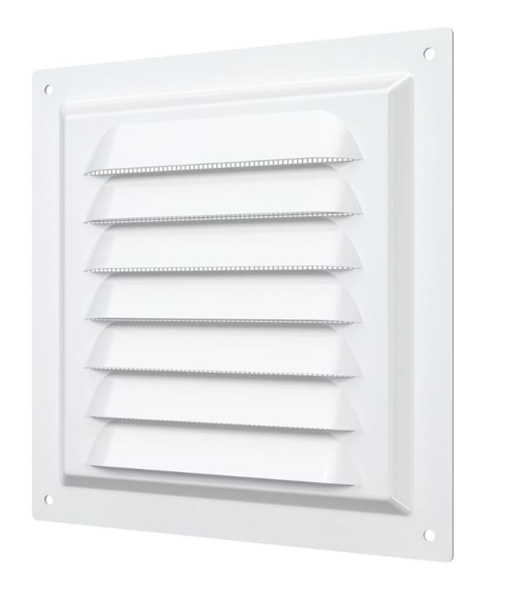 Решетка вентиляционая вытяжная стальная с покрытием полимерной эмалью 150*300