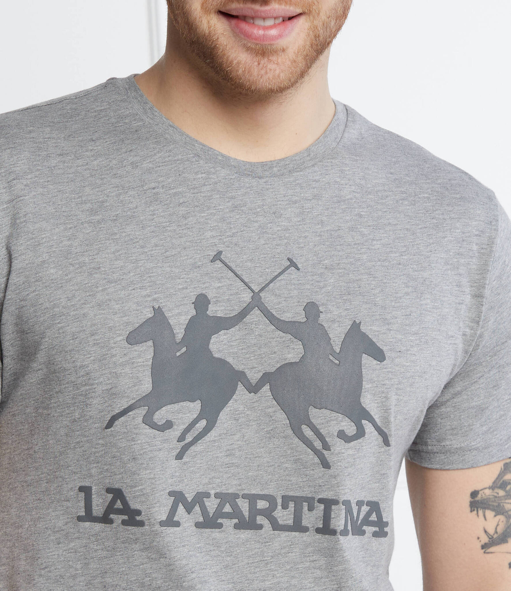 футболка La Martina - серый(CCMR05 JS206)