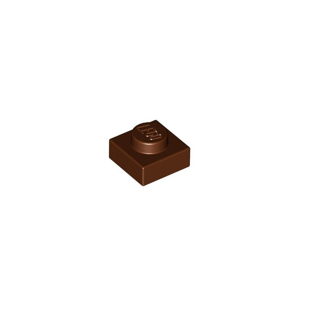Lego Плитка 1х1 (красновато-коричневая) 4221744