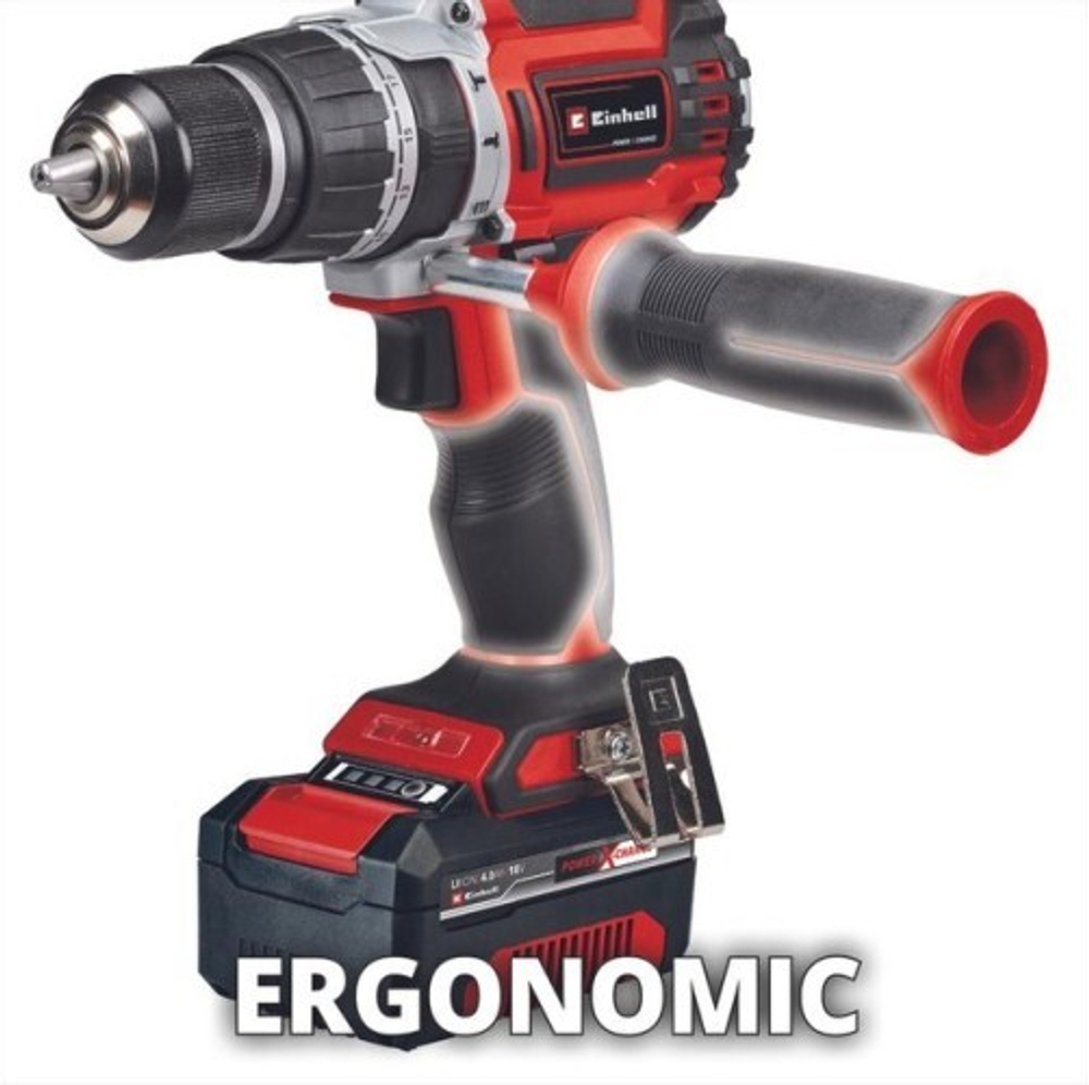 Дрель-шуруповерт аккумуляторная EINHELL 4514208 pxc tp-cd ударная