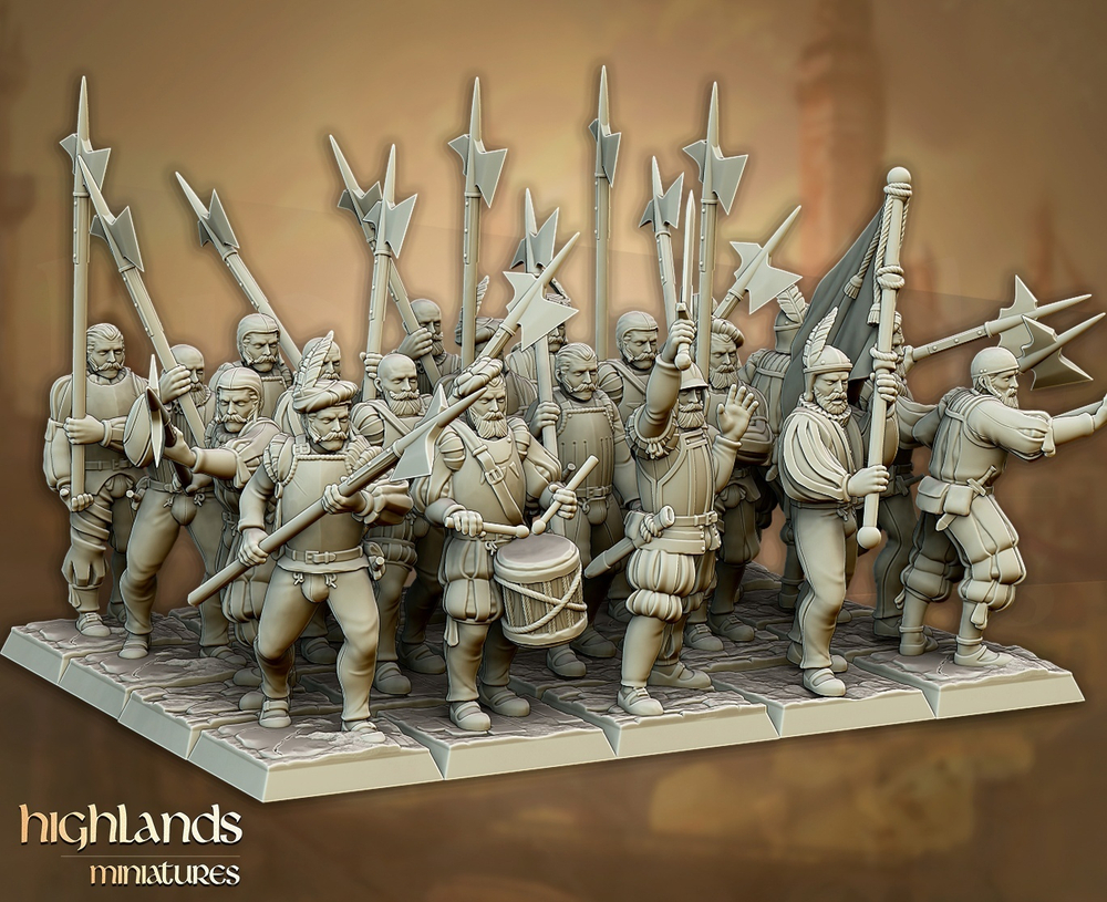 Empire Troops Halberds