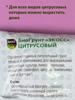 Грунт для цитрусовых растений