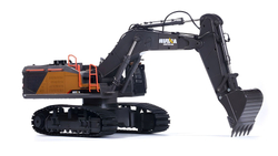 Радиоуправляемый экскаватор HUINA масштаб 1:14 2.4G - HN1592-1 , версия с двумя дополнительными насадками в комплекте , новинка 2025г