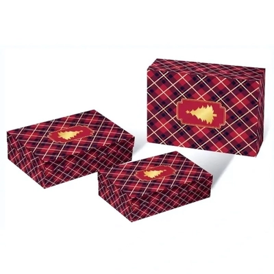 Коробка подарочная «Шотладская елка» 29*21*8 см