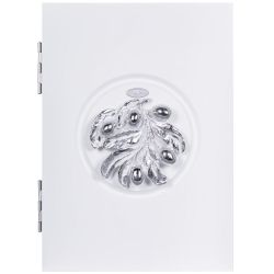 Полка ключница Oliva Branch (Олива Бранч) 2 Айс Античное серебро