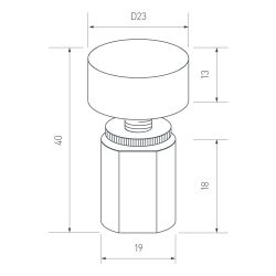 Диммер SR-NAVE-R24-BK (12-24V, 48-96W, M-FC) (Arlight, IP65 Пластик, 2 года) 046144