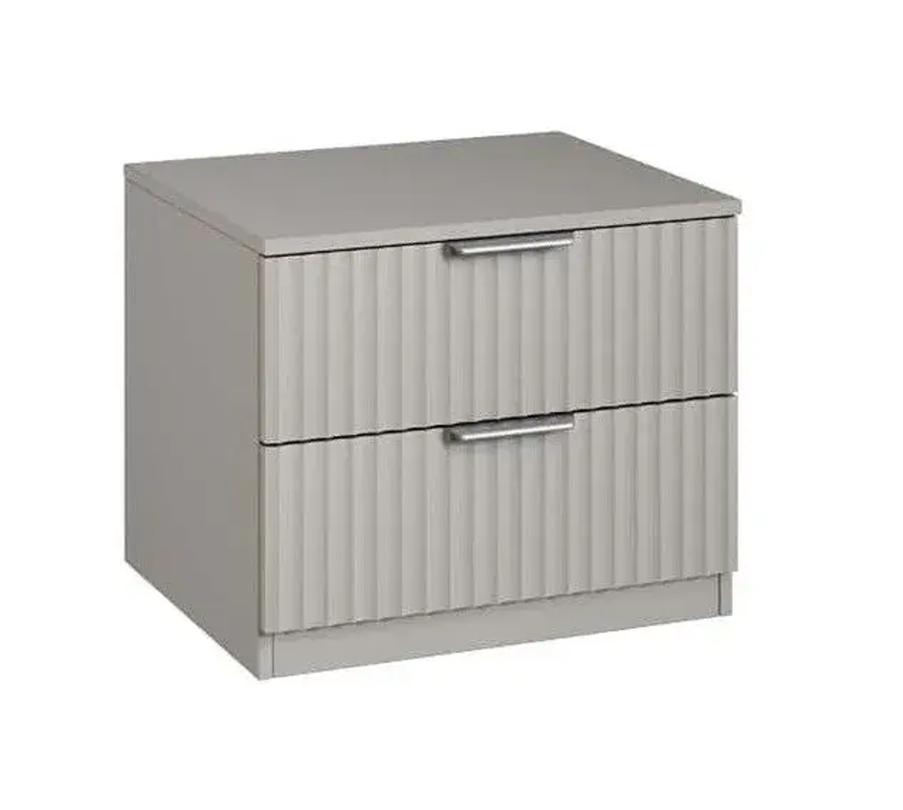 Тумба прикроватная Валенсия, серо-коричневый