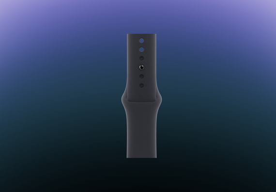 Часы Apple Watch Series 9 GPS 41mm Aluminum Case with Sport Band (Темная ночь) S/M