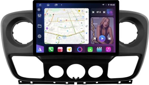 Магнитола для Renault Master 2010-2019 (рамка большая) - FarCar BX877 монитор 13" 2K QLED на Android 13, TS10, 6+128, CarPlay, 4G SIM-слот