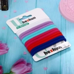 Резинки для волос 12шт на блистере «Your Style», микс 6 цветов, d-5см