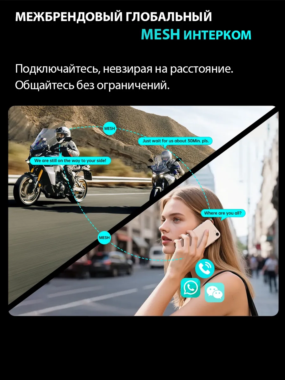 Мотогарнитура Freedconn Blade с интеркомом
