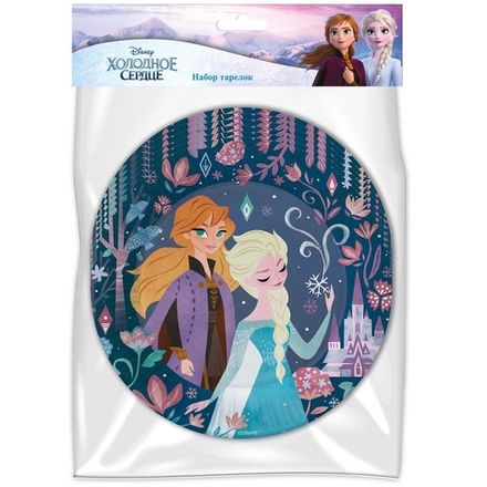 Тарелки "Холодное Сердце" стиль рисунок 18 см