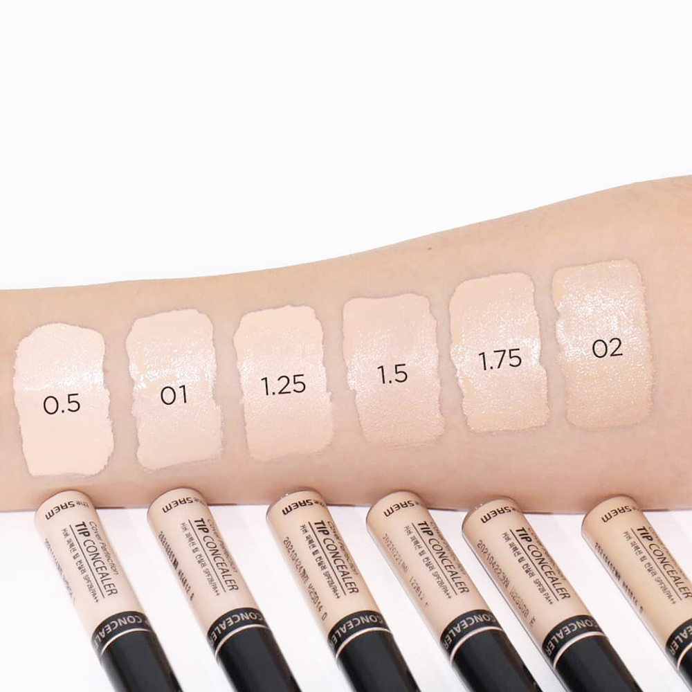 Жидкий консилер The Saem Cover Perfection Tip Concealer 1.5 Medium Beige 7 мл