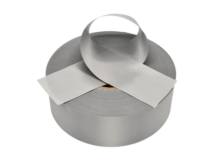 Лента плиссированная для наградных розеток. 102 темно-серая-стальная