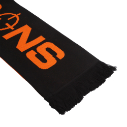 DOUBLE-LAYER SCARF (ORANGE/BLACK)