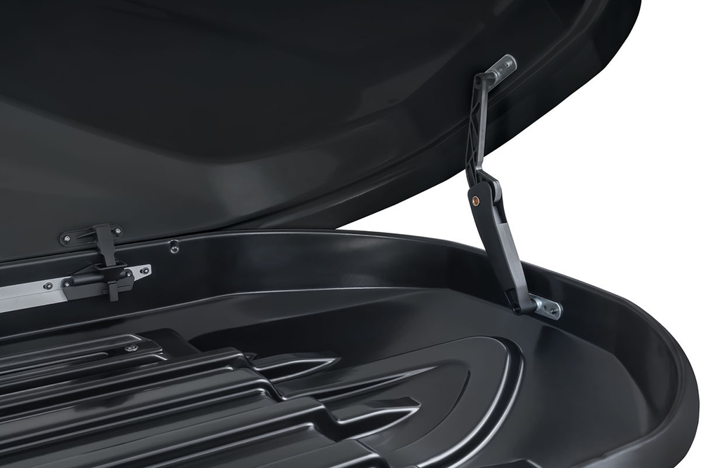 Бокс автомобильный на крышу Pentair PYTHON 450L черный глянец, двусторонний