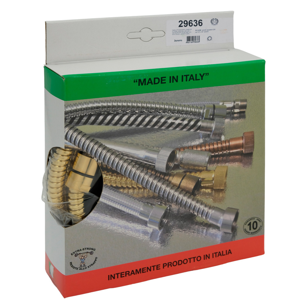 Шланг душевой Migliore Ricambi 29636 золото 200 см 1/2 x 3/8