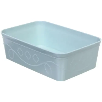 Контейнер для хранения «Пинто ФЛО», цвет аквамарин, 25*17*8см