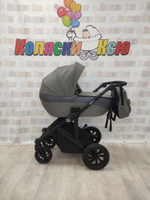 Коляска модульная 3в1 Farfello Molly Pro серый