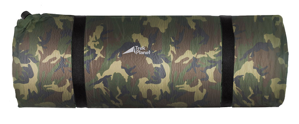 Коврик самонадувающийся Trek Planet Forester 40 Double камуфляж 70447