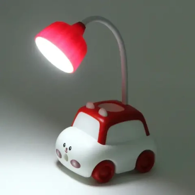Настольная лампа «Sweet - Машинка» 9.5*7.5*21 см LED, USB 3w 5v, Красный