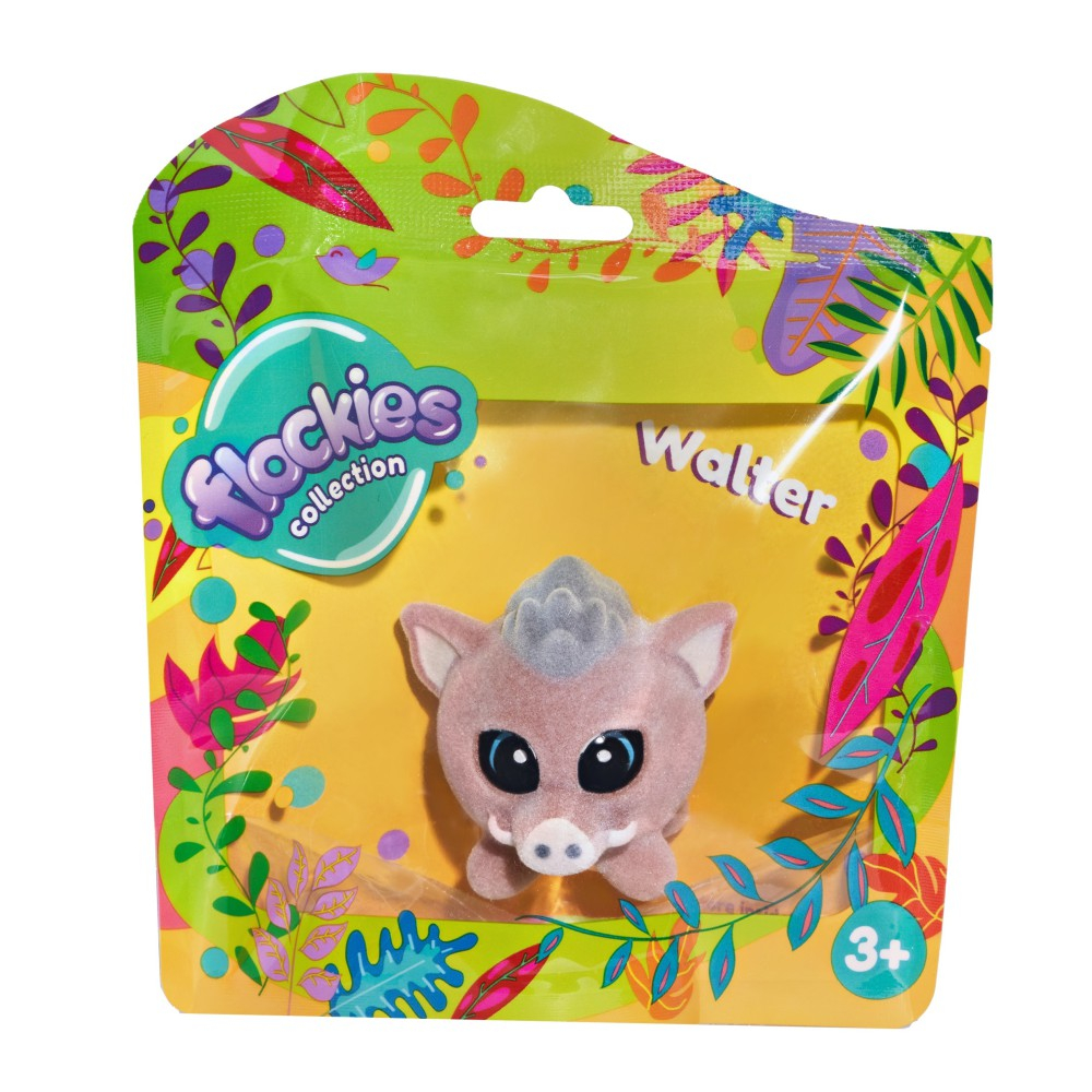 TM Toys FLO0112 — Коллекционная фигурка Flockies бородавочник Уолтер FLO0112 — фото 1